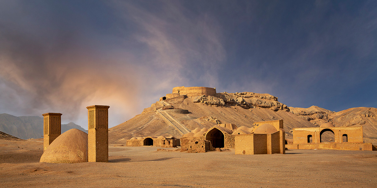Remains of Zoroastrian temples and settlements in Yazd Iran (Photo by Ozbalci, iStockphoto.com)